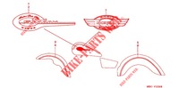 STICKERS for Honda SHADOW 400 1998