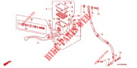 FRONT BRAKE MASTER CYLINDER for Honda FUSION 250 X Color order plan 2003