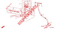 FRONT BRAKE MASTER CYLINDER for Honda FUSION 250 X Color order plan 2003