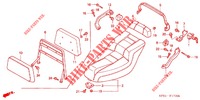 SINGLE SEAT (2) for Honda FUSION 250 X Color order plan 2003