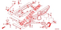 SWINGARM   CHAIN CASE for Honda XR 650 L 2019
