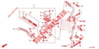 FRONT BRAKE MASTER CYLINDER (SH125AD/SH150AD) for Honda SH 125 ABS D 2ED 2020