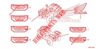 STICKERS for Honda FOURTRAX 500 FOREMAN 4X4 ES PS 2017