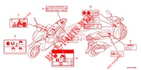 CAUTION LABEL for Honda VISION 110 2020