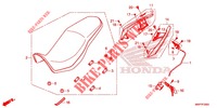 SINGLE SEAT (2) for Honda CB 500 X ABS 2020