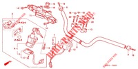 HANDLEBAR   TRIPLE CLAMP   STEERING STEM (CB750F4/5) for Honda CB 750 RED 2004