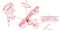 STICKERS (CR125RS) for Honda CR 125 R 1995