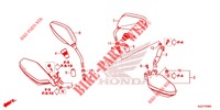 MIRROR   KNUCKLE GUARD for Honda CRF 250 L 2019