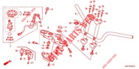 HANDLEBAR   TRIPLE CLAMP   STEERING STEM (CBF1507/M7/M9/MA/MB/MC) for Honda CBF 150 UNICORN 2009