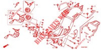 FRAME   IGNITION (2) for Honda BIZ 125 PEDAL ARRANQUE UNICAMENTE 2009