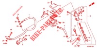 REAR BRAKE MASTER CYLINDER (NC700X) for Honda NC 700 X 35KW 2012