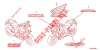 STICKERS for Honda NC 700 X 35KW 2012