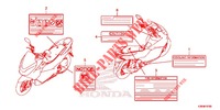 CAUTION LABEL for Honda PCX 150 2016